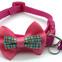 Pet Plaid Bow Collar Cat Cute