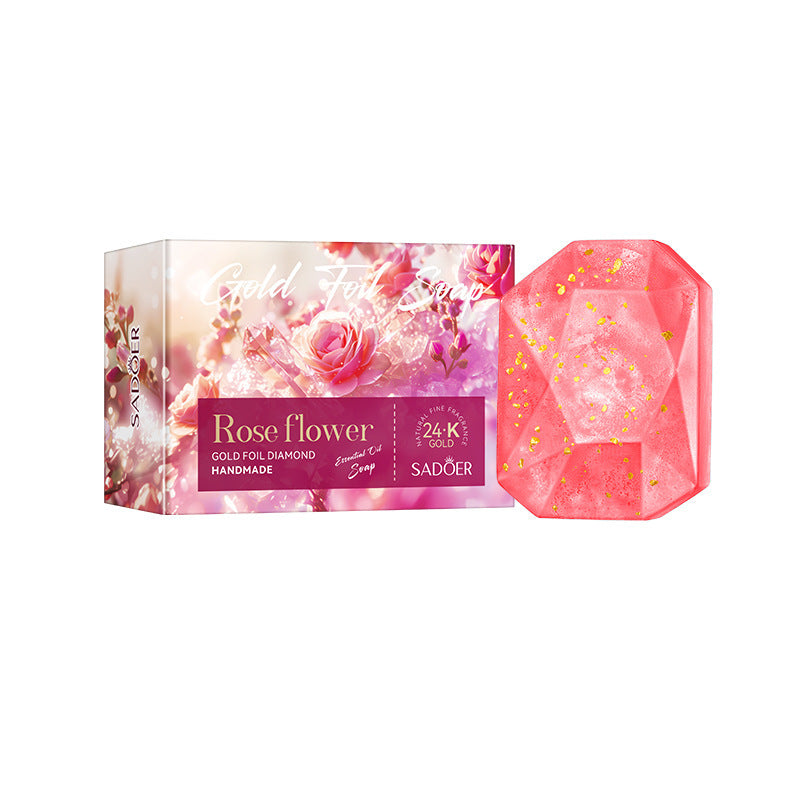 Rose Gold Foil Essential Oil Soap