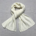 Winter Men's Solid Color Scarf Women's Shawl