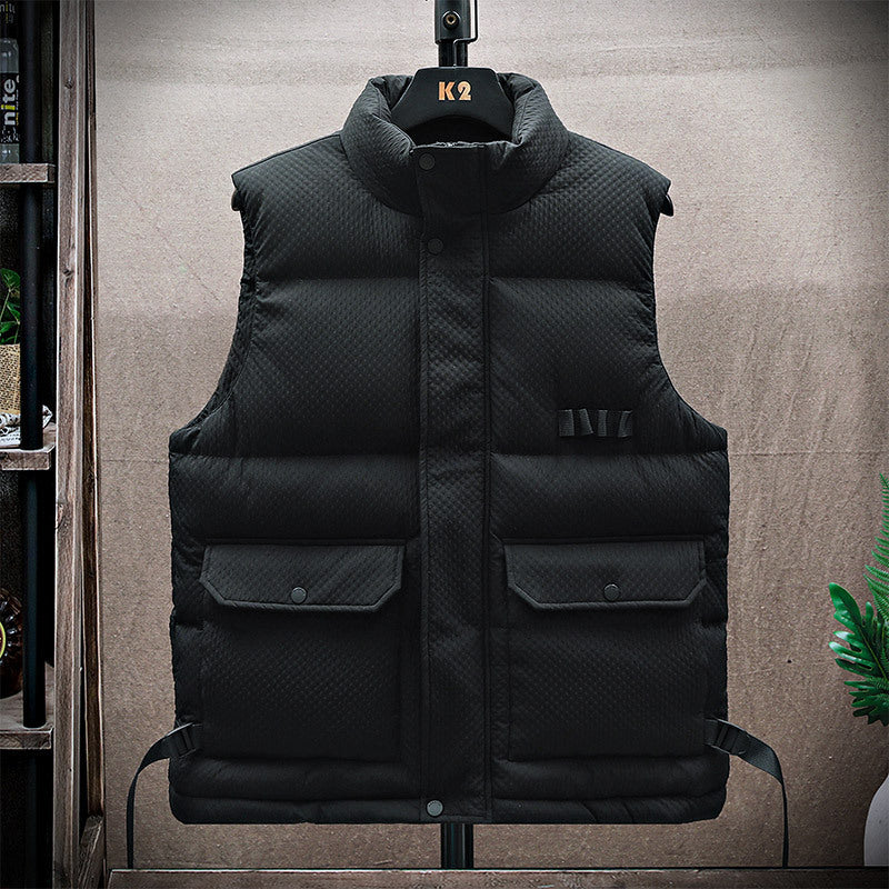 Warm Waistcoat Vest Plus Size Plus Sizes Loose Casual Men's Waistcoat