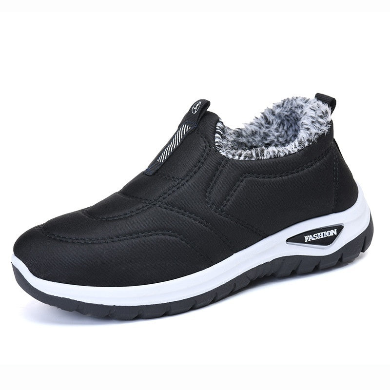 Female Fleece-lined Thickening Thermal Cotton Shoes