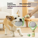 Tennis Sports Ringing Paper Sounding Racket Molar Companion Dog Toy