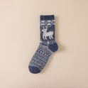 Autumn And Winter Ins Tide Mid-calf Thick Needle Double Needle Women's Socks