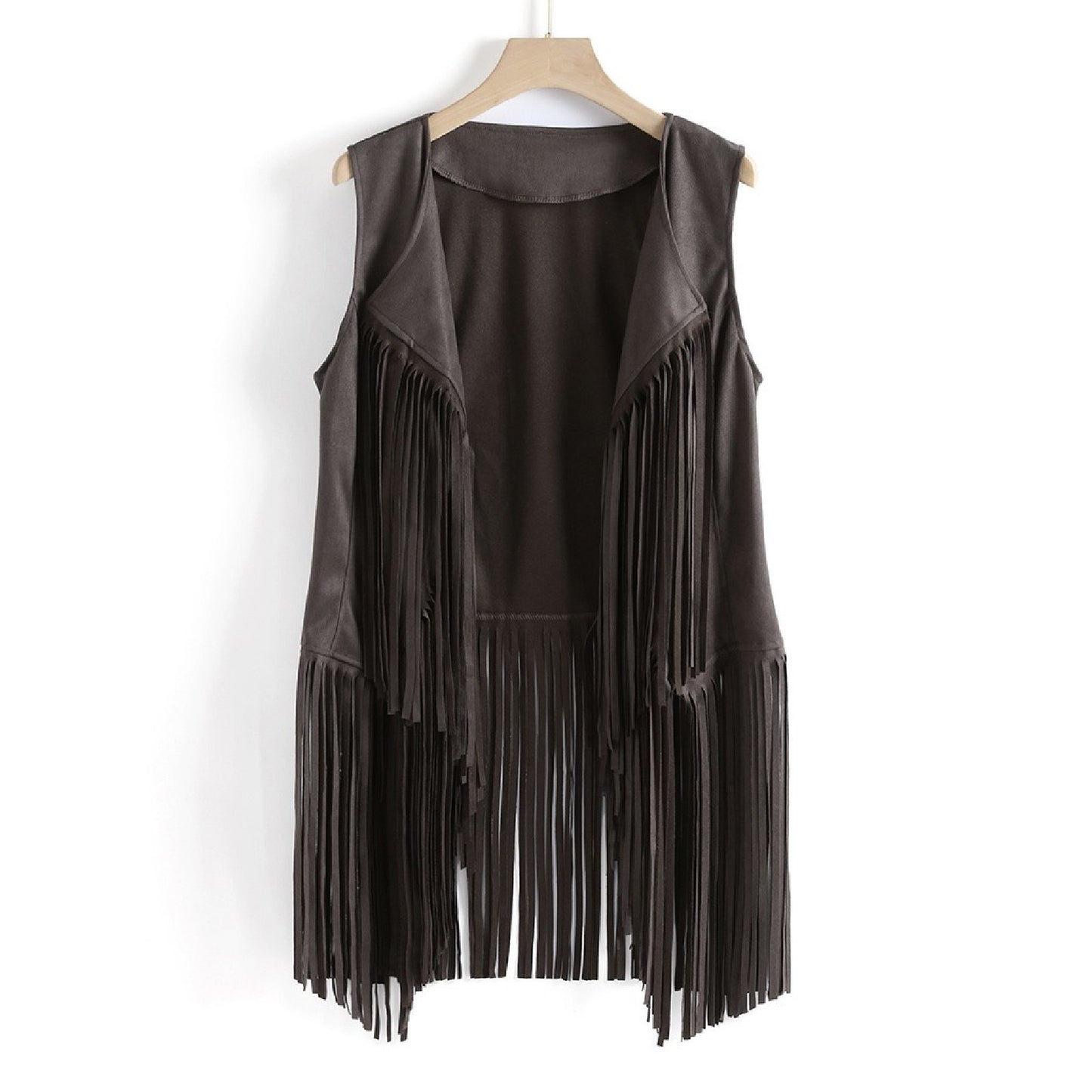 Fashion Thin Tassel Sleeveless Vest Women