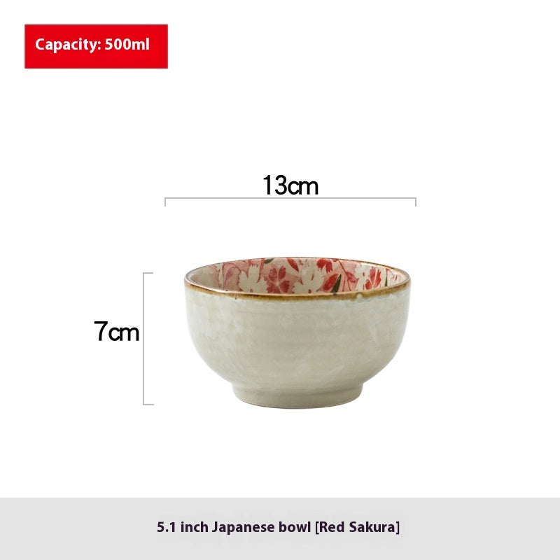 Breakfast Bowl Ceramic Noodle Bowl Household