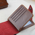 Men's Three-fold Creative Short Wallet