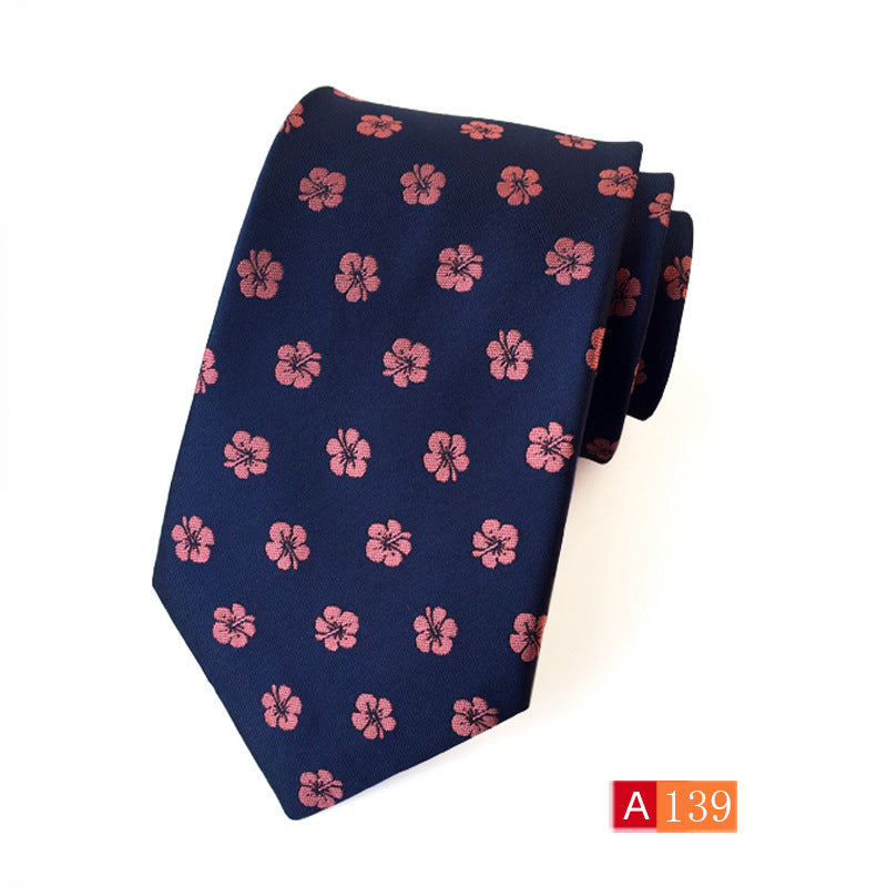 Men's Casual Formal Wear Polyester Jacquard Tie