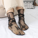 Lace Breathable Fairy Socks Transparent Mid-calf