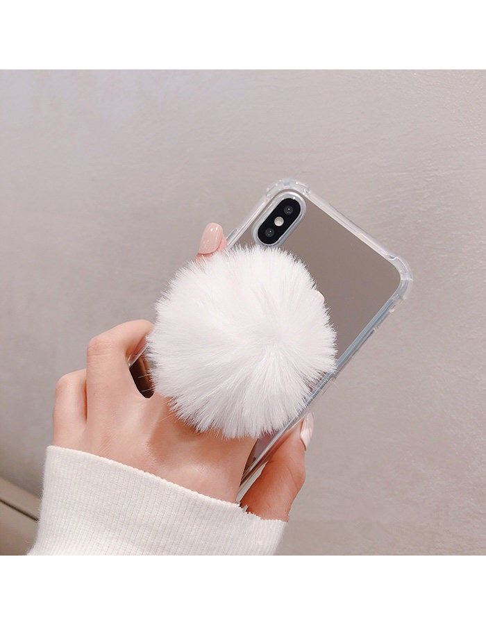 Plush Ball Is Suitable For Mobile Phone Holder