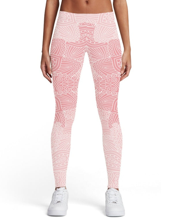 Digital Printed Stretch Slim Leggings