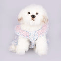 Dog Clothes Floral Pet Suspender Skirt