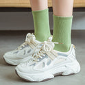 Candy Color Long Tube Cute Student Socks Casual