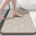 Coral Fleece Enkianthus Chinensis Floor Mat Bathroom Doorway Absorbent Foot Mat