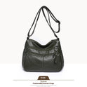 Messenger Bag Shoulder Washed Soft Leather Middle-aged And Elderly Versatile