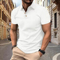 European And American Casual Lapel Short Sleeve