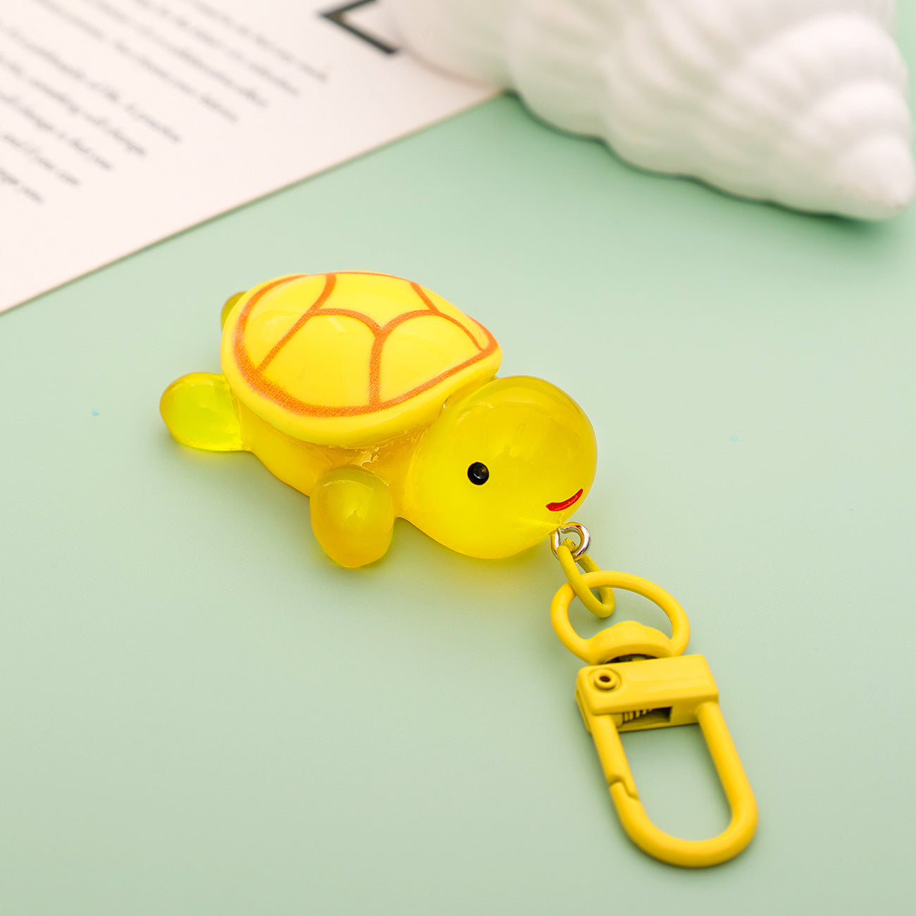 Luminous Little Turtle Keychain Cute Pendant