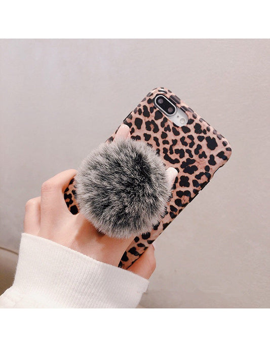 Plush Ball Is Suitable For Mobile Phone Holder