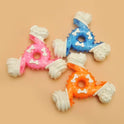 Pet Toy Triangle Bone Grinding Teeth, Durable, Clean Teeth, And Bite Glue Training For Dogs Biting Toys As A Relieving Tool