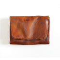 Men's Retro Top Layer Cowhide Short Wallet