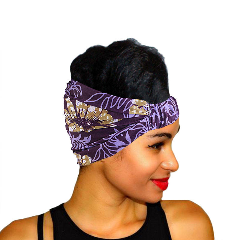 Women's Sports Print Wide Head Headband