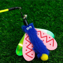 Cat Wand Toy Kitten Toy With Bell Dragonfly Cat Stick Toy Interactive Pet Playing Toy Cat Teaser Wand For Indoor Cats To Play