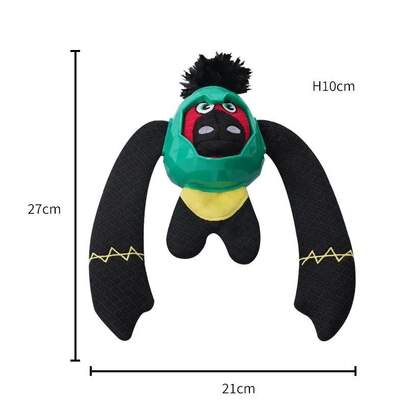 Missing Food Dog Toy Gorilla Sound Paper Sound Resistant To Biting Teeth Puzzle Interactive Pet Products