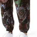 Men's Cotton And Linen Print Pencil Pants