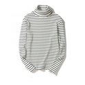 Black And White Striped Turtleneck Men And Women