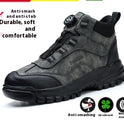 High Top Safety Shoes For Men All Seasons Anti-smash And Anti-puncture