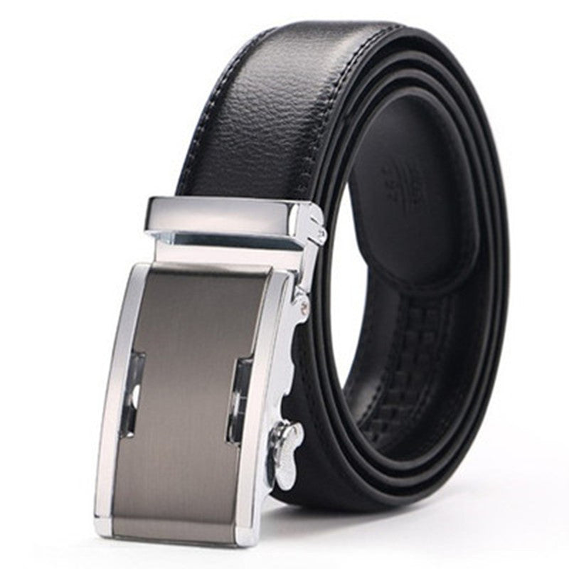 High-end Business Men's Belt Two-layer Cowhide