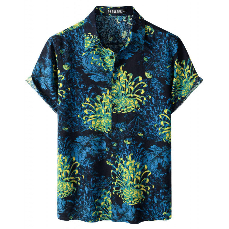 Men's 3D Printed Hawaiian Polyester Shirt