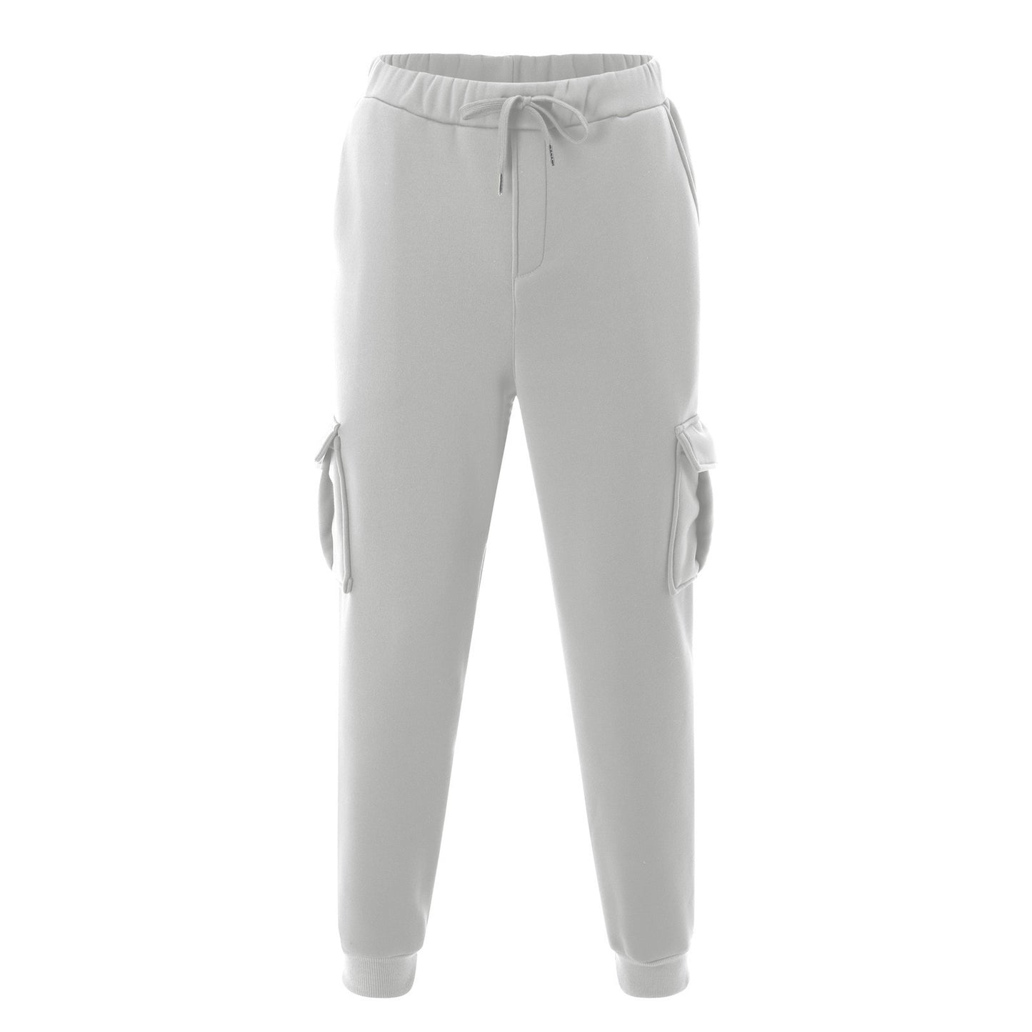 Men's Autumn And Winter Pocket Training Sports Pants Fleece Pants