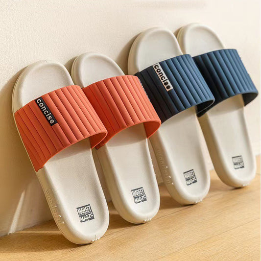 Soft Bathroom Slippers Men EVA Non Slip House Dorm Shoes