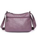 New Casual Women's Cross-body Bag Pu Retro Shoulder Lightweight Commuter Bag