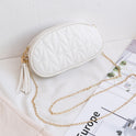 Fashion Tassel Rhombus Chain One-shoulder Messenger