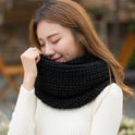 Women's Padded Warm And Cold-proof Hooded Scarf