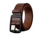 All-matching Pin Buckle Microfiber Eyelet Men And Women Belt