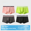 Breathable Teddy Bear Printed Men's Boxer Shorts