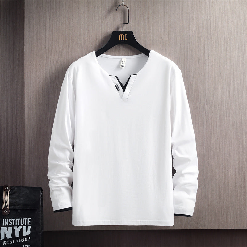 Long Sleeve T-shirt Men's Cotton Autumn Casual Sweatshirt