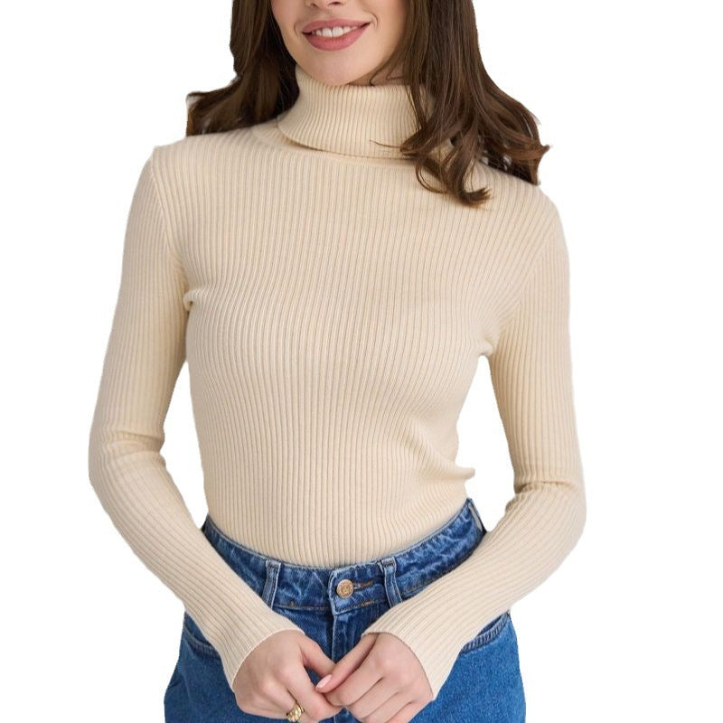 Turtleneck Sweaters Bottoming Shirt European And American