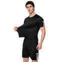 Men's Oversized Short Sleeve Shorts Suit Leisure Home Running Fitness Two-piece Set