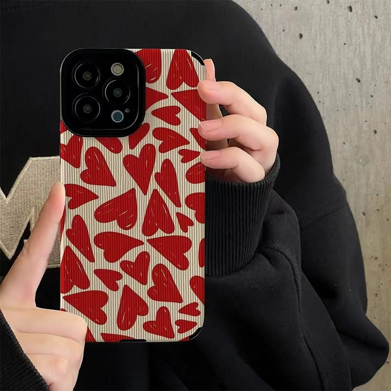 Phone Case All-inclusive Drop-resistant Soft Love