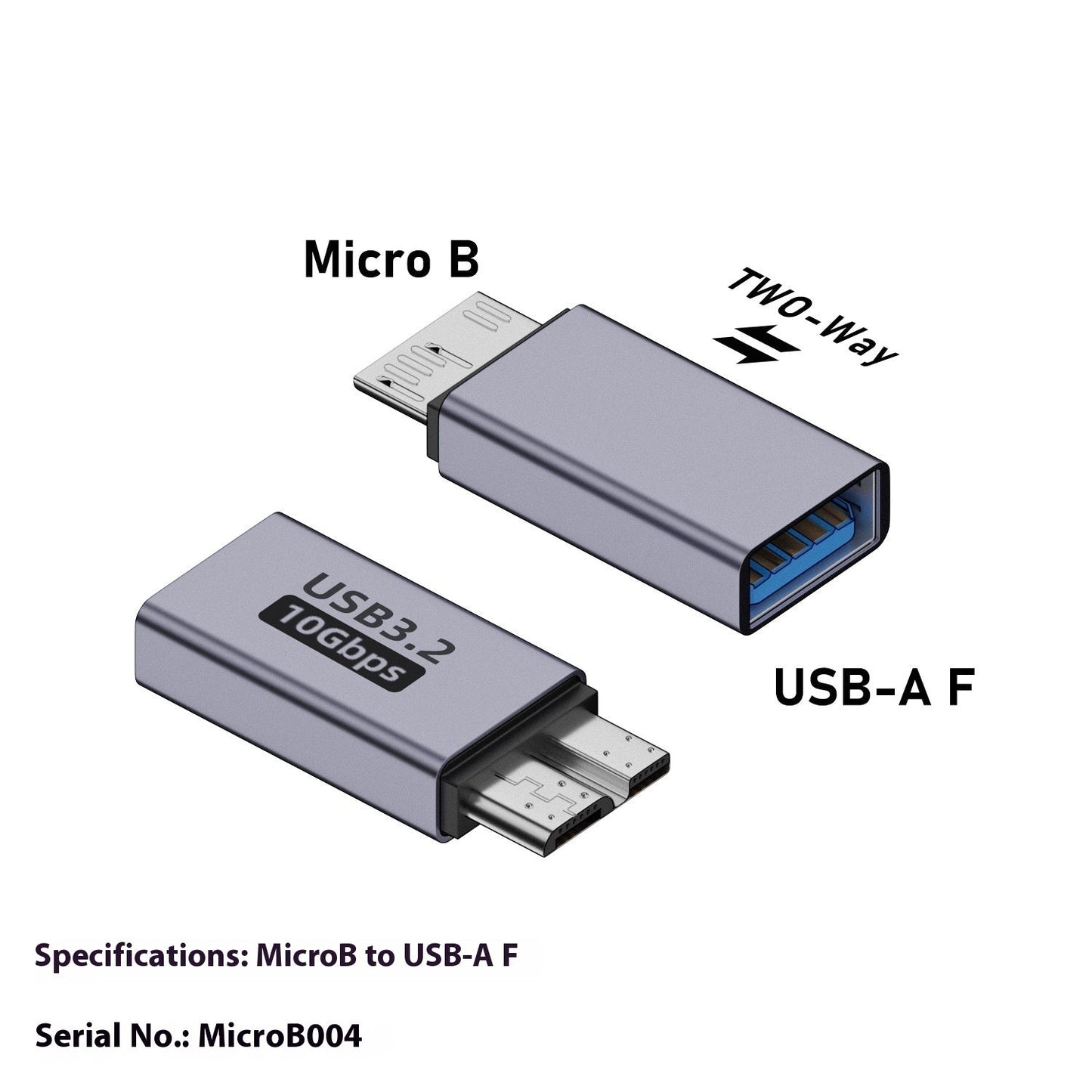 USB AM To Micro-B Adapter