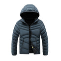 Men's Winter Rib Cotton-padded Coat Fleece-lined Long Sleeve