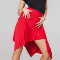 Latin Dance Lace-Up Skirt Hip Scarf