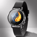 Color Starry Sky Skull Cool Quartz White Collar Business Watch