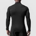 High Collar Half Zipper Training Long Sleeve T-shirt Running Top Fashion