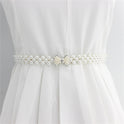 Women's Rhinestone Pearl Waist Chain Fashion Dress Decoration