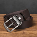 Men's Casual Retro Pants Belt PU Leather