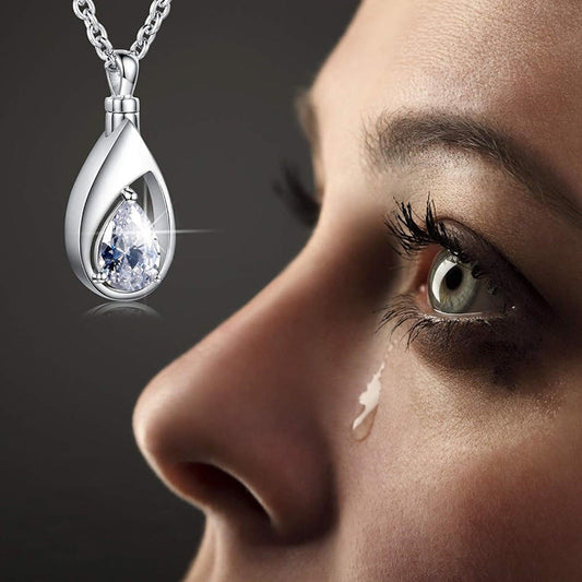 Tears Pendant Women's Water Drop Light Luxury Design Necklace